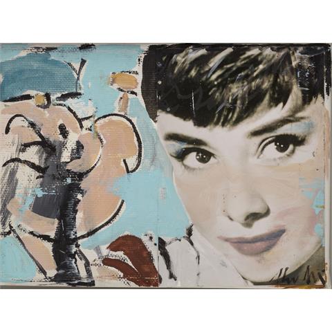 MEYER, HEINER (geb. 1953), "Audrey Hepburn und Popeye",