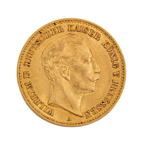 Deutsches Reich / Preussen - 10 Mark 1905/A, Wilhelm I,