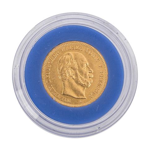 Preussen/Gold - 5 Mark 1878/A, Wilhelm I.,