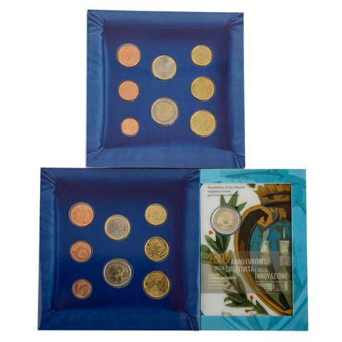 San Marino - 2 x Euro Kursmünzensatz 2002