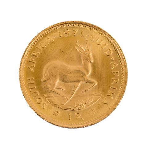Südafrika 1 Rand Gold