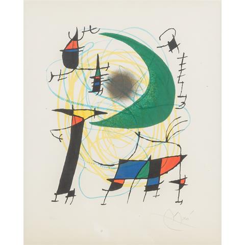 MIRÓ, Joan, ATTRIBUIERT (1893-1983), "Abstrakte Komposition",