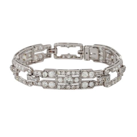 Art Déco-Stil Armband mit zahlreichen Diamanten