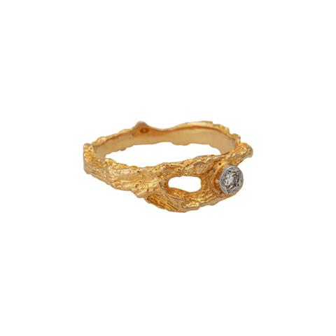 LAPPONIA Ring mit kleinem Diamant