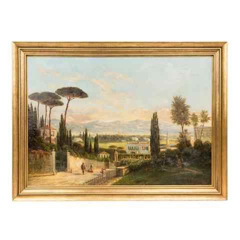 MOLSBERG, H. (19./20. Jhd.) 'Italienische Landschaft', 1896.