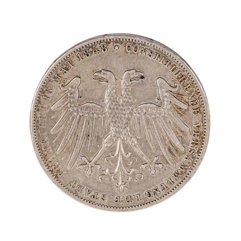 Frankfurt, freie Stadt - doppelter Gulden 1848,