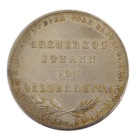 AD, Frankfurt, Doppelgulden 1848