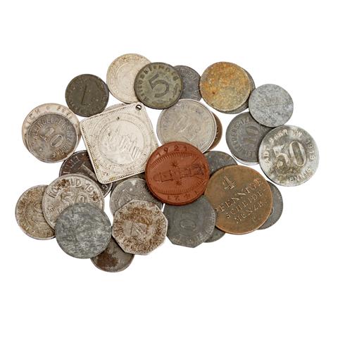 Deutschland - ca. 30 Kleinmünzen,