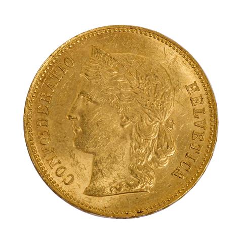 Schweiz - 20 Franken 1890,