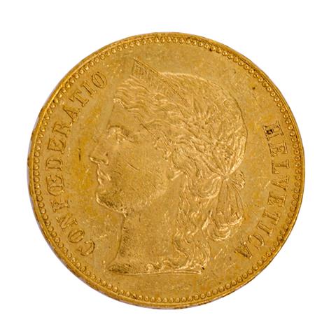 Schweiz - 20 Franken 1893,