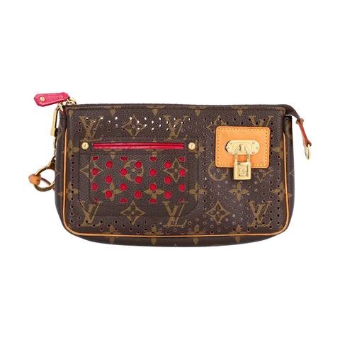 LOUIS VUITTON Pochette "PERFORATED POCHETTE ACC NM LIMITED EDITION", Koll.: 2006.