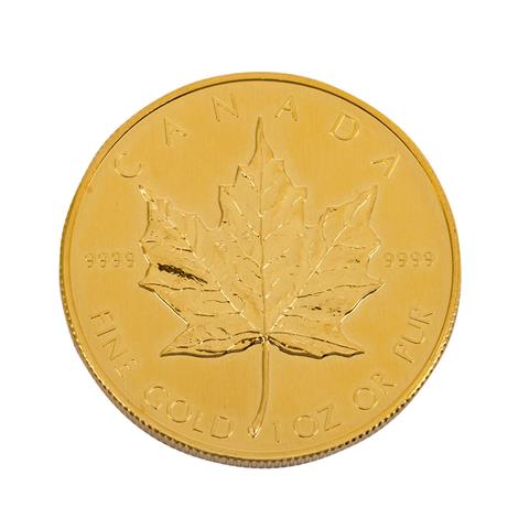 Kanada/GOLD - 1 oz. Maple Leaf 1988,