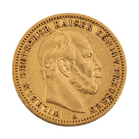 Deutsches Kaiserreich, Preussen - 20 Mark 1873/A, Kaiser Wilhelm,