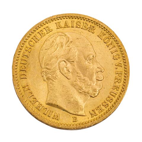 Deutsches Kaiserreich, Preussen - 20 Mark 1872/B, Kaiser Wilhelm,