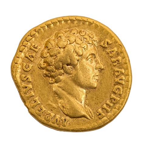 Römisches Kaiserreich/Gold - Aureus 144 n. Chr./Rom,