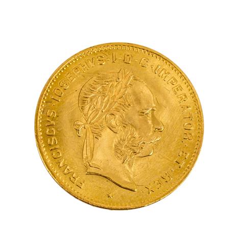 Österreich/GOLD - 4 Florin 1892/NP, Franz-Joseph, vz.,