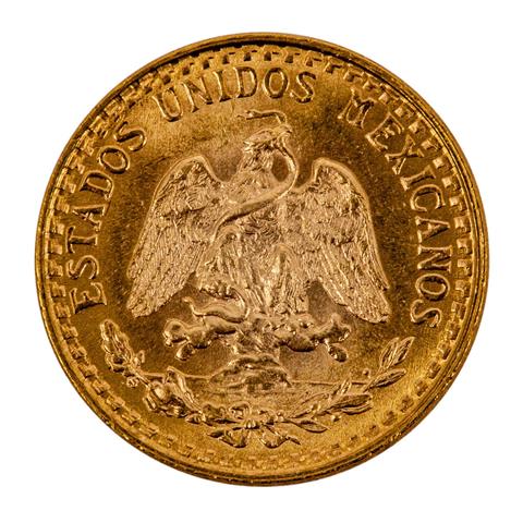 Mexiko / GOLD - 2 Pesos 1945/M, 1,67 Gramm / 900/1000,