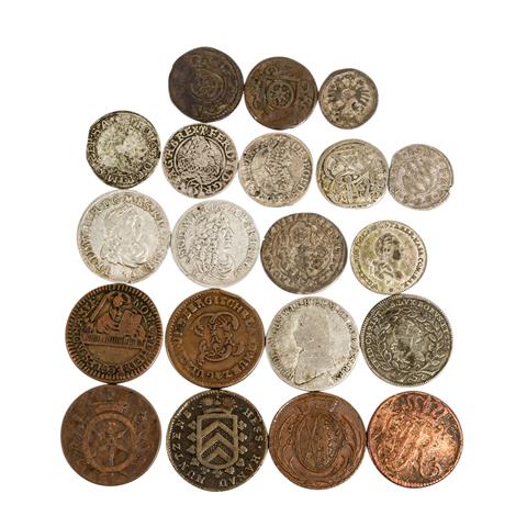 Altdeutschland - Konvolut von 20 Kleinmünzen,
