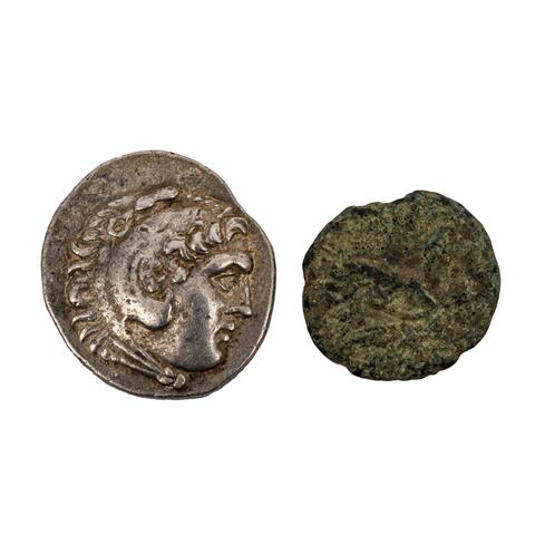 Makedonien/Silber - Tetradrachme Ende 4.Jh.n.Chr., Alexander III.,