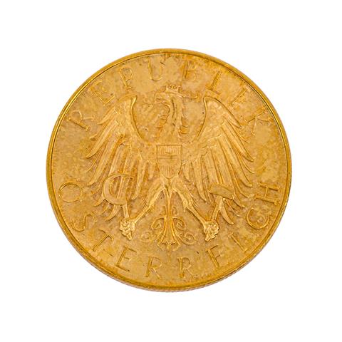 Republik Österreich/Gold - 25 Schilling 1931,