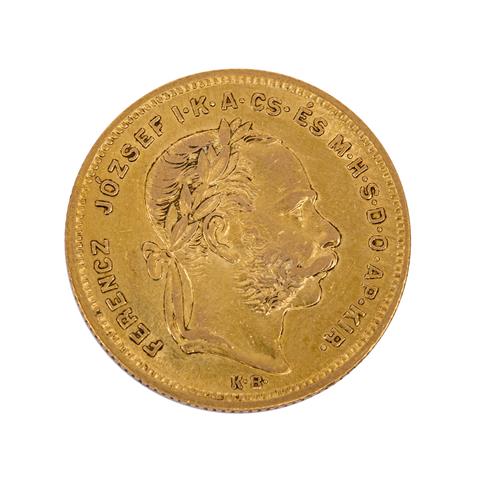 Österreich-Ungarn/ Gold - 20 Franken 1875, Franz-Joseph,