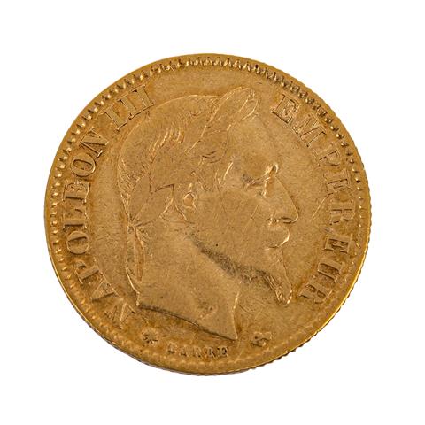 Frankreich/GOLD - 10 Francs 1867 A