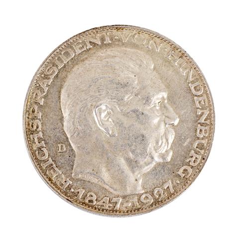 Medaille Reichspräsident von Hindenburg 1847-1927
