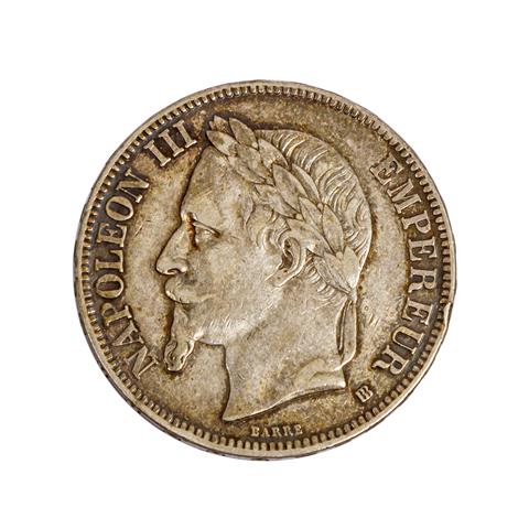 Frankreich, 5 Francs 1868