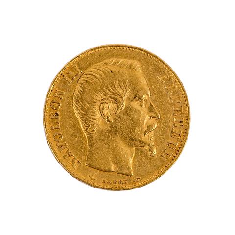 Frankreich - 20 Francs, 1854/A,