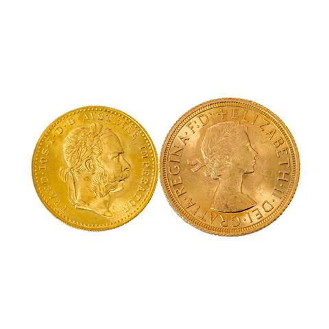 GOLDLOT 2 Münzen,