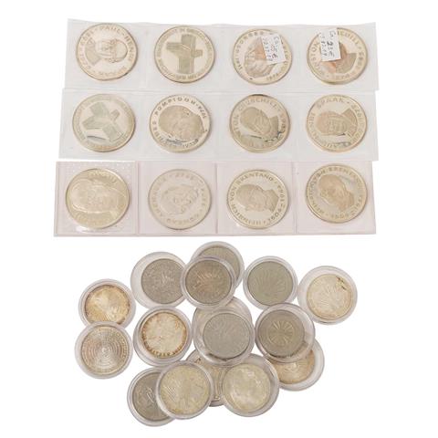 SILBER - 12 Medaillen Europataler Sterling 925/1000