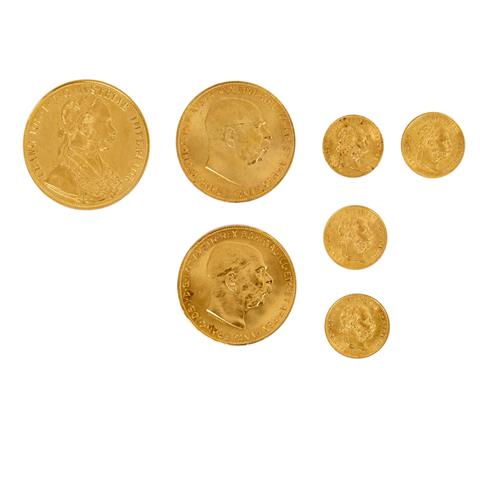 Österreich/GOLD - Konvolut mit 2 x 100 Kronen1915 NP,