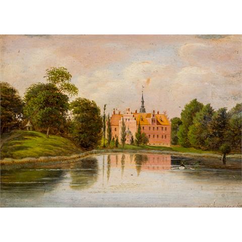 RADEMACHER, NIELS G. (1812-1885) "Wasserschloss mit Park"