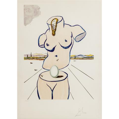 DALI, SALVADOR (1904-1989), "Torso (Geburt der Venus)",