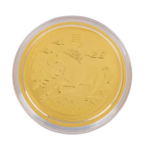 Australien/Gold - 100 Dollars 2014, Lunar II,