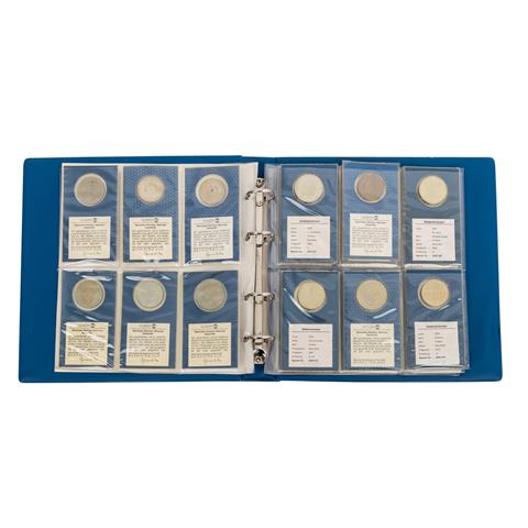 DDR - Sammlungsteil mit 19 Gedenkprägungen in Kupfer / Nickel,