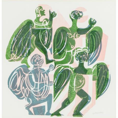 GRIESHABER, HAP (Helmut Andreas Paul, 1909-1981), "Vier Engel",