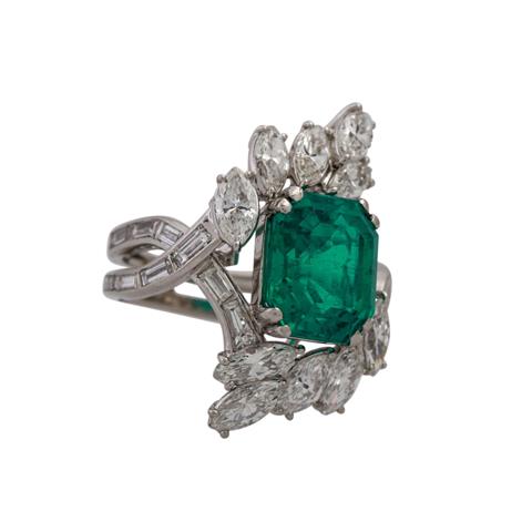 Ring mit hochfeinem kolumbianischen Smaragd