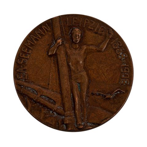 Leipzig - Seltene Bronzemedaille 1908 (Kolbe/Lauer) auf das