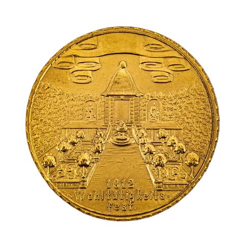 Nürnberg, Stadt - Bronze vergoldete Prämienmedaille 1912
