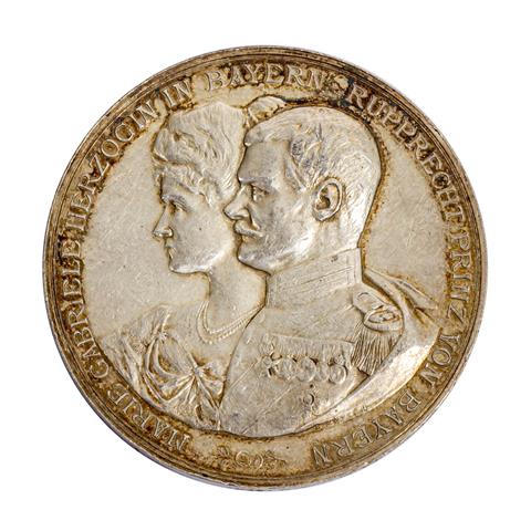 Bayern - Silbergedenkmedaille 1900, Medailleur A. Börsch,
