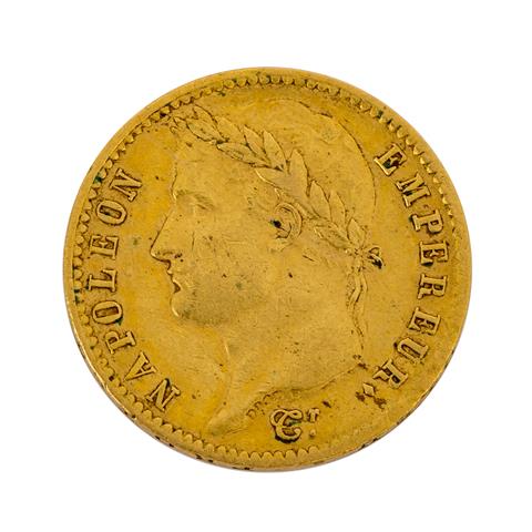 Frankreich/GOLD - 20 Francs 1811 A, Napoleon I.,