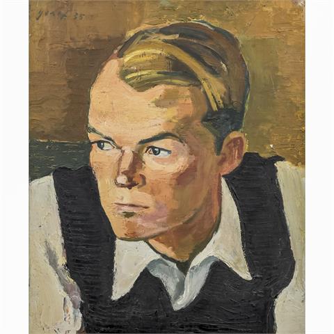 GRAEF, ERNST (1909-1985) "Portrait eines jungen Mannes"