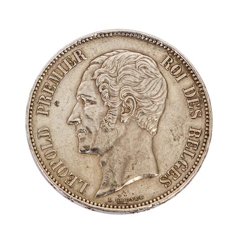 Belgien - 5 Francs 1853, Leopold I.,