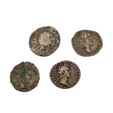 4 Münzen der römischen Kaiserzeit -