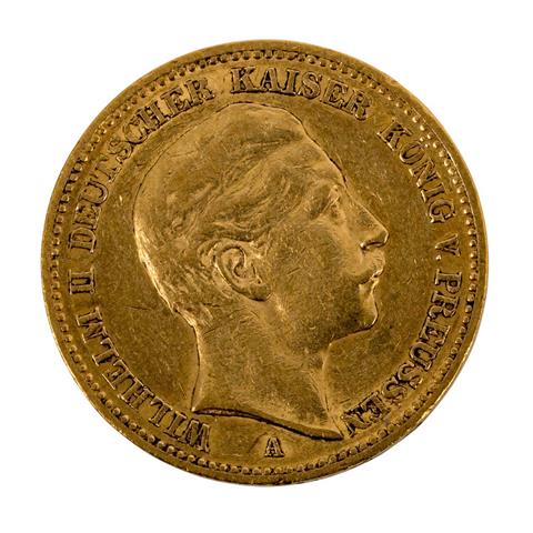 Preussen/GOLD - 20 Mark 1897 A Wilhelm II.,