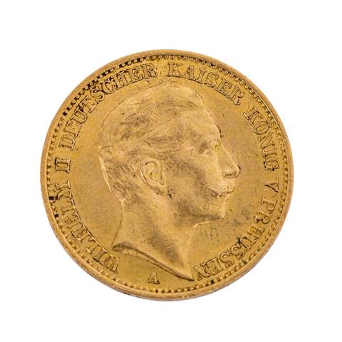 Preussen/Gold - 20 Mark 1911/A,