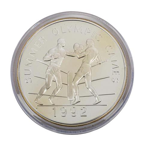 Jamaika - 100 Dollars 1992, Silber,