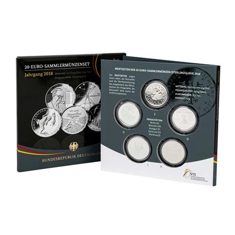 BRD 20 - EURO - Sammlermünzenset 2018