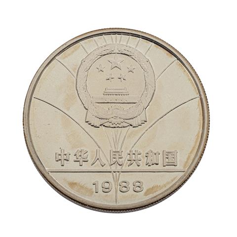 VR China - 5 Yuan 1988, Silber,
